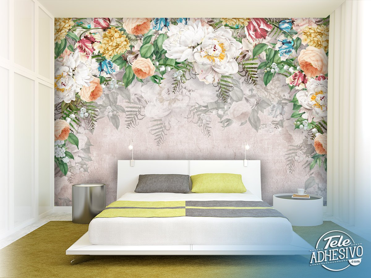 Wall Murals: Floral Arch