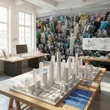 Wall Murals: Colourful Skyscrapers New York 11