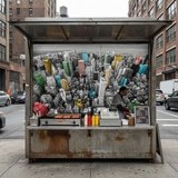 Wall Murals: Colourful Skyscrapers New York 19