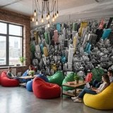 Wall Murals: Colourful Skyscrapers New York 8