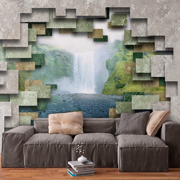 Wall Murals: Waterfall Wall