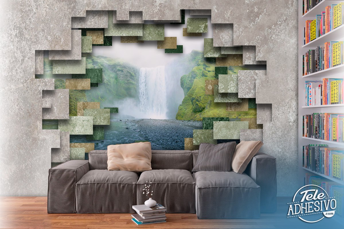 Wall Murals: Waterfall Wall