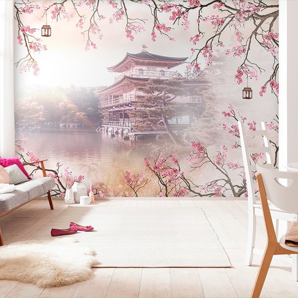 Wall Murals: Japanese Temple