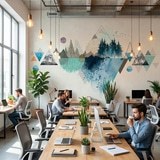 Wall Murals: Collage Mountain and Nature 5