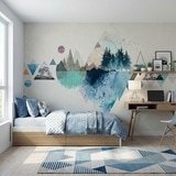 Wall Murals: Collage Mountain and Nature 8