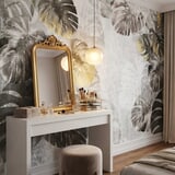 Wall Murals: Grey Palm Leaves 17