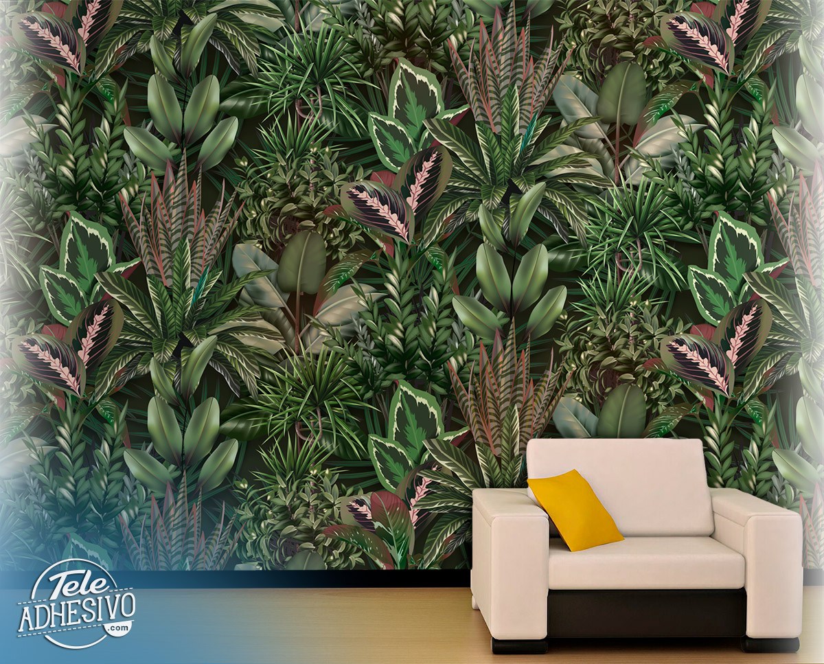 Wall Murals: Wild Vegetation