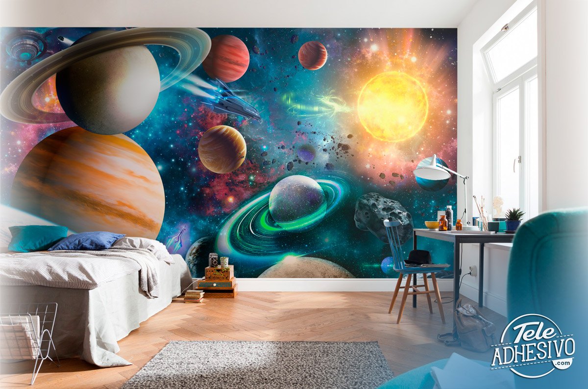 Wall Murals: Planets in Space