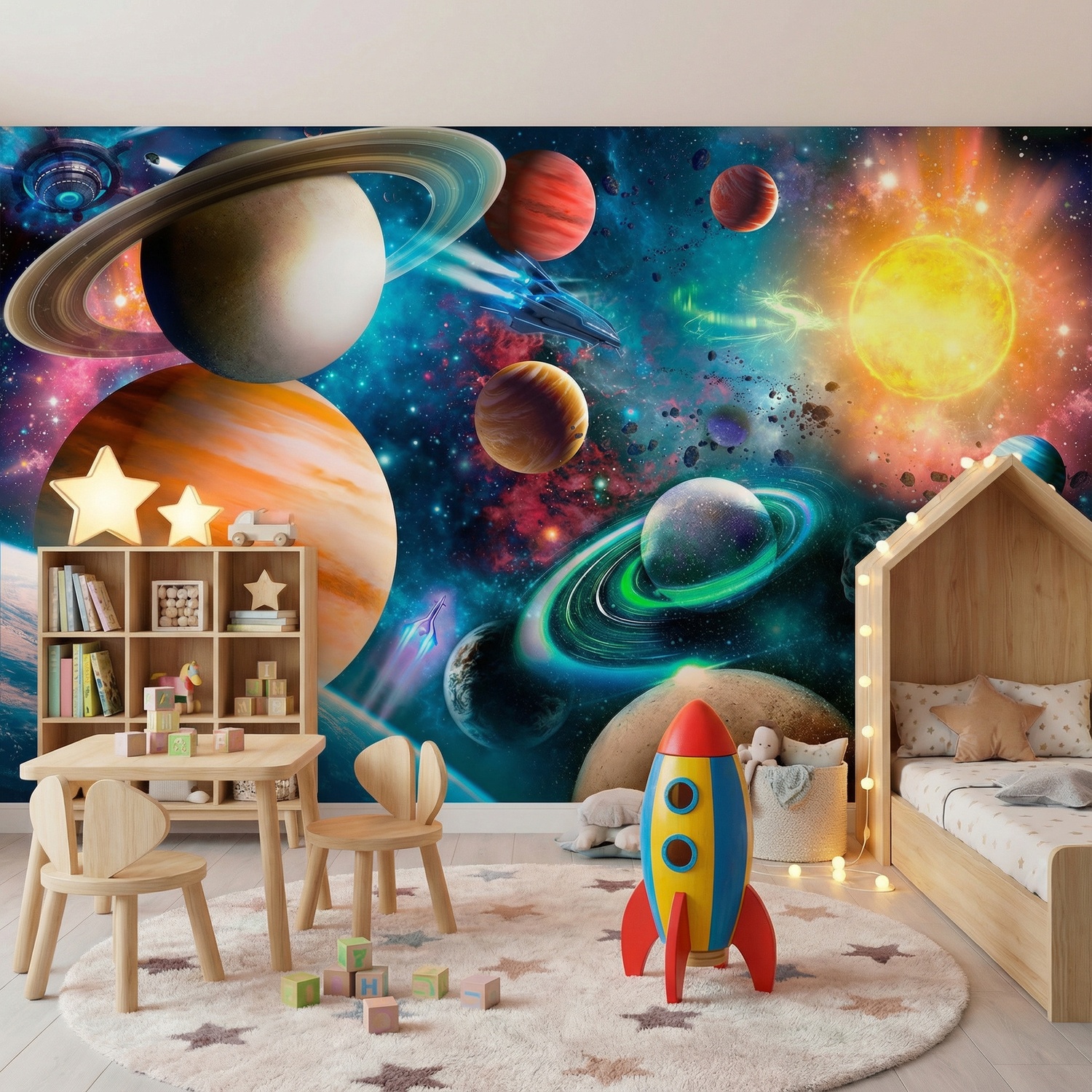 Wall Murals: Planets in Space