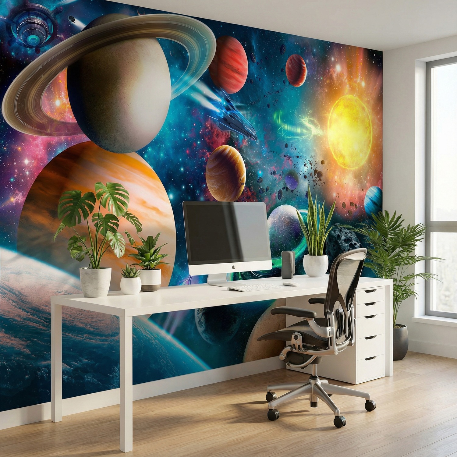 Wall Murals: Planets in Space