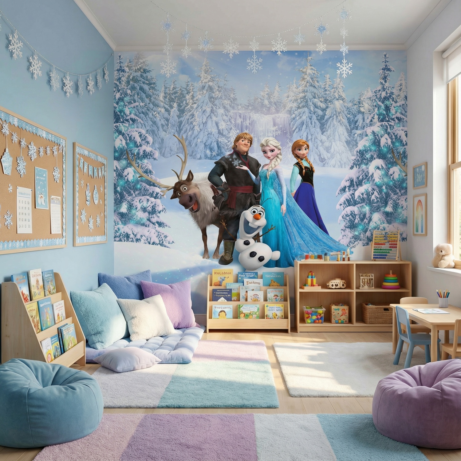 Wall Murals: Frozen Characters