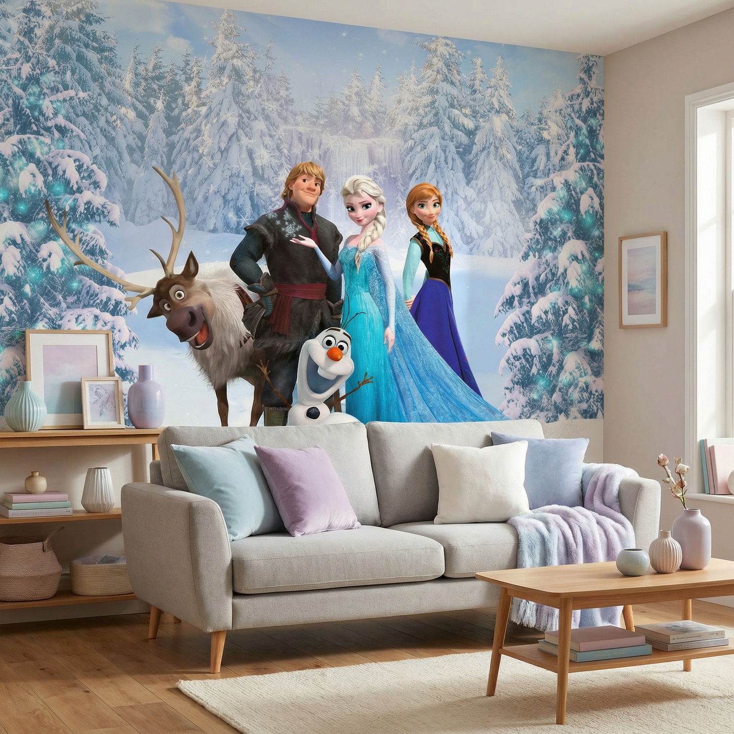 Wall Murals: Frozen Characters