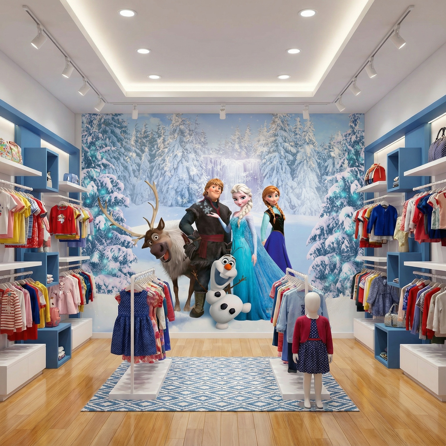 Wall Murals: Frozen Characters