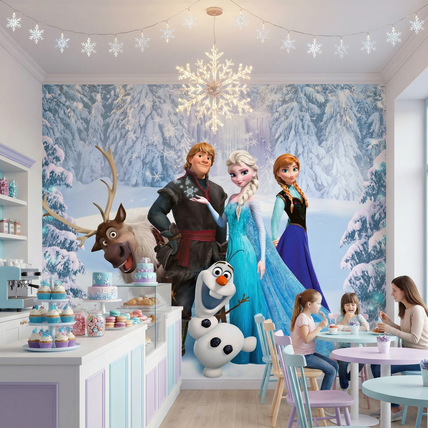 Wall Murals: Frozen Characters