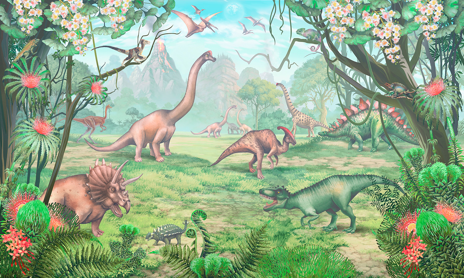 Wall Murals: Mesozoic Epoch