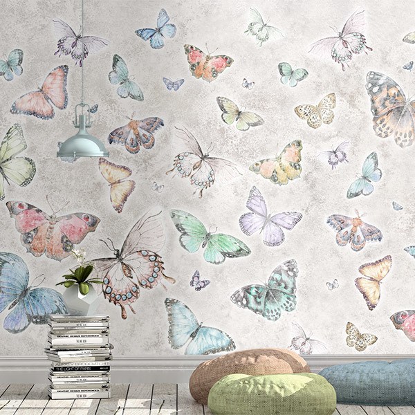 Wall Murals: Butterfly Collage 0