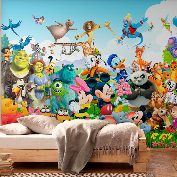 Wall Murals: Children's Movie Characters 0
