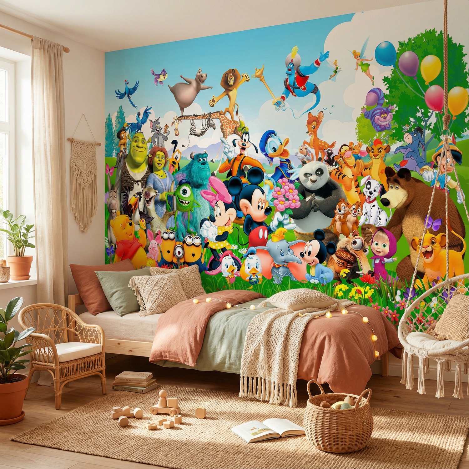 Wall Murals: Children's Movie Characters