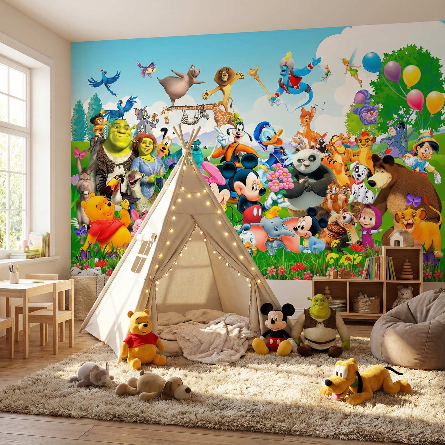 Wall Murals: Children's Movie Characters
