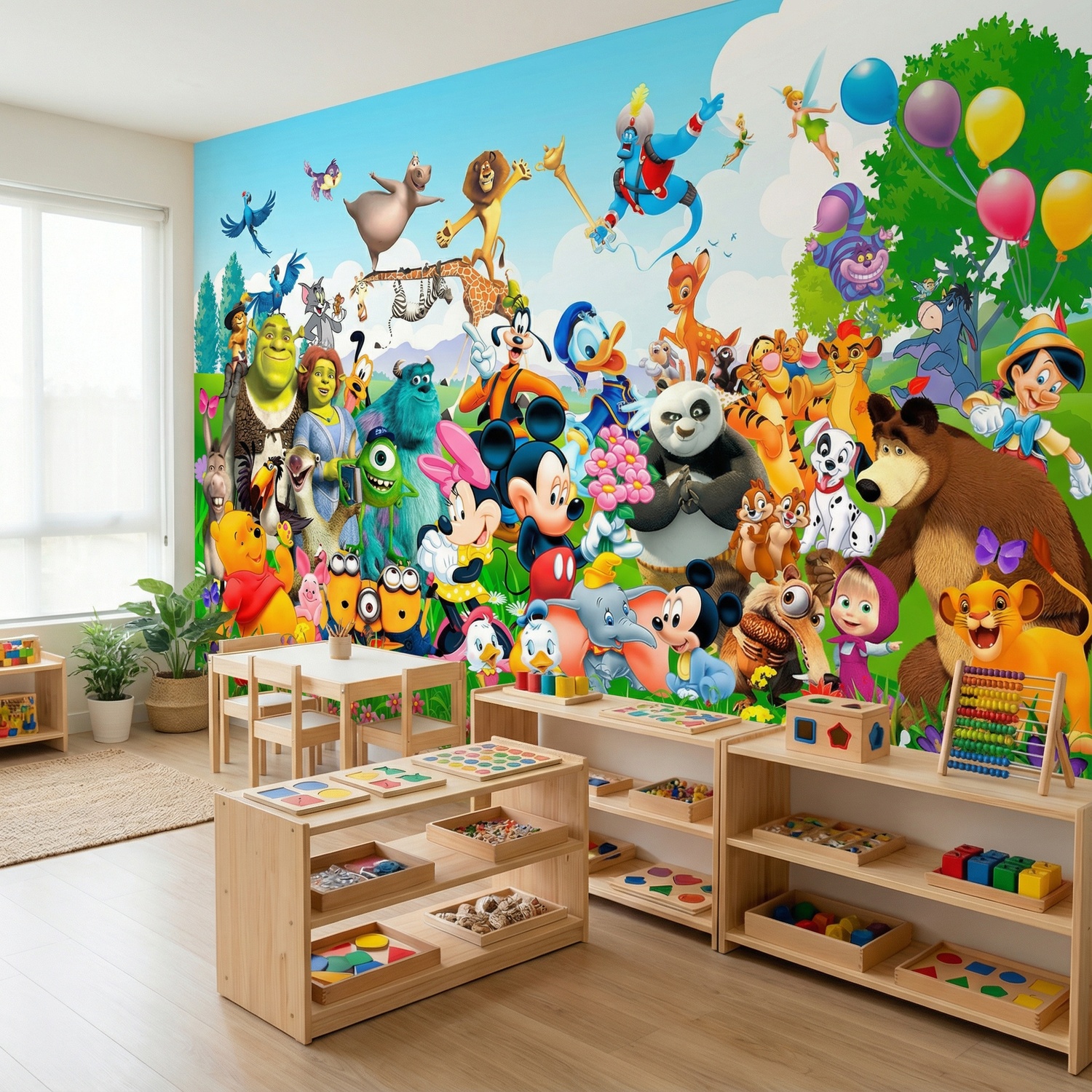 Wall Murals: Children's Movie Characters
