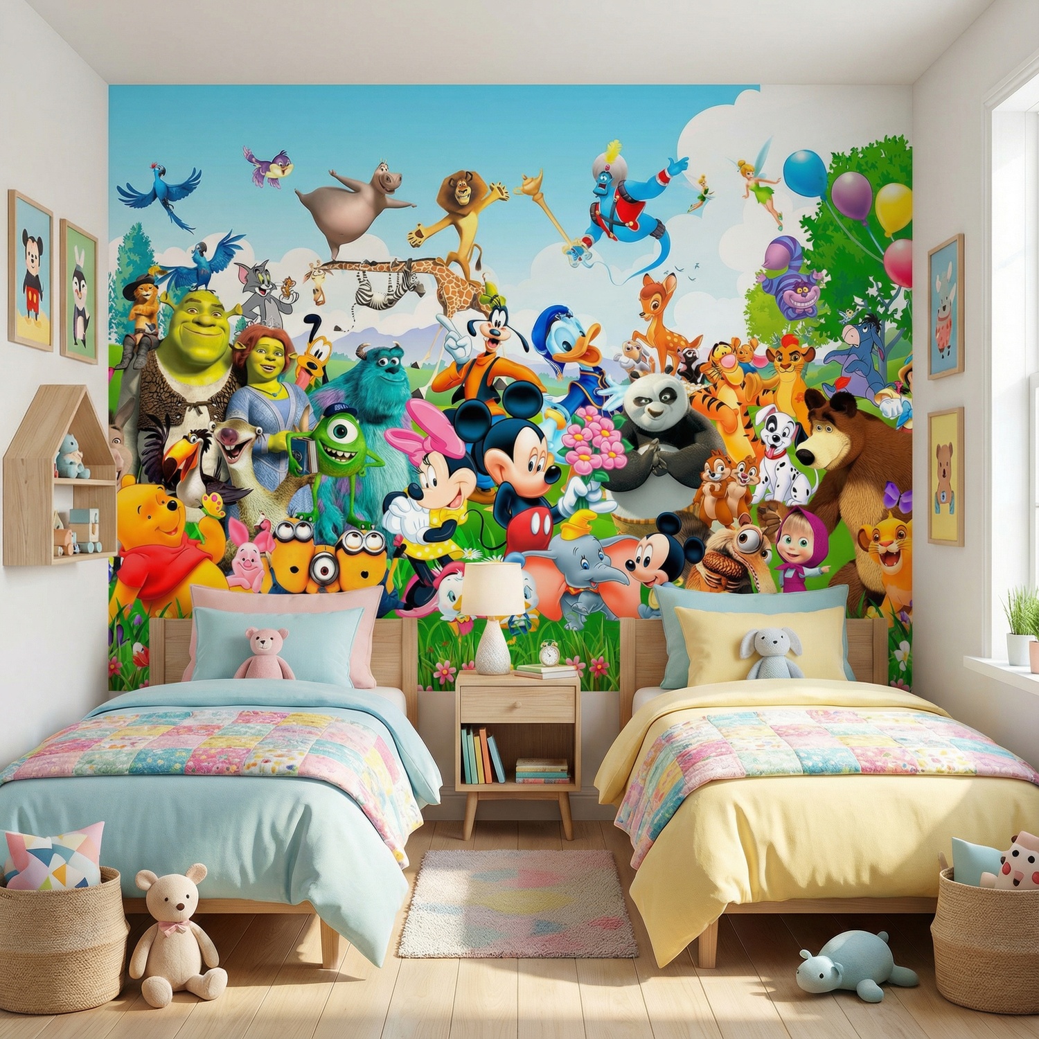 Wall Murals: Children's Movie Characters