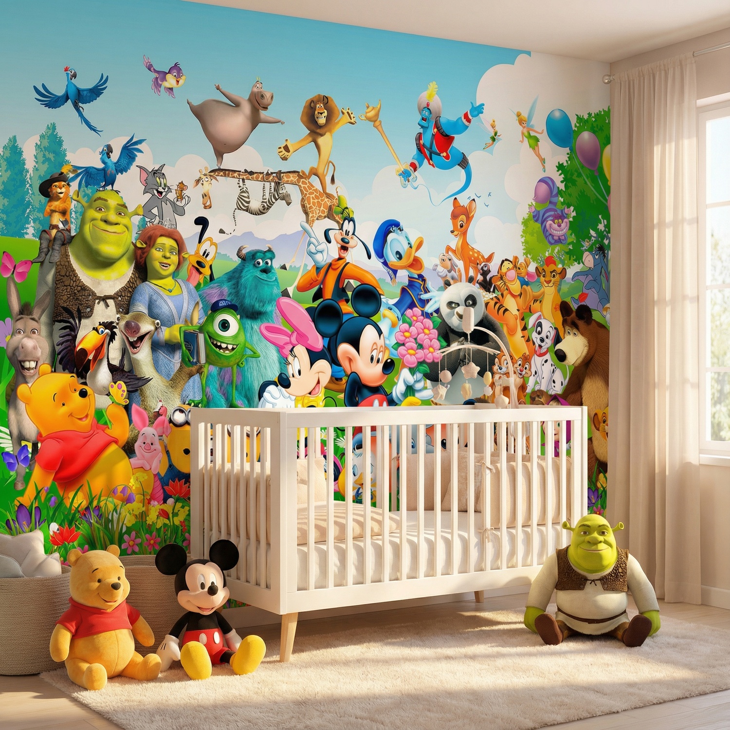 Wall Murals: Children's Movie Characters