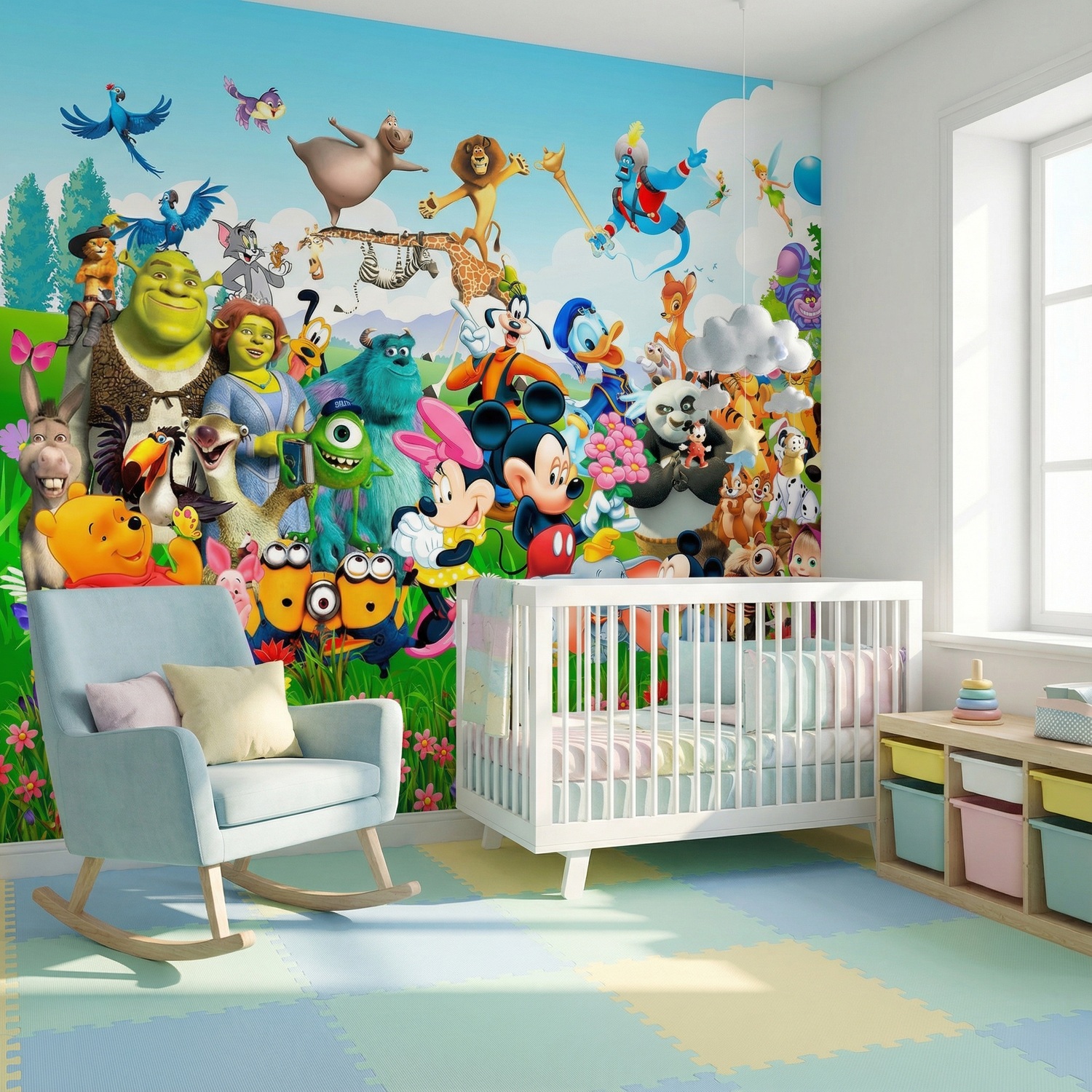 Wall Murals: Children's Movie Characters