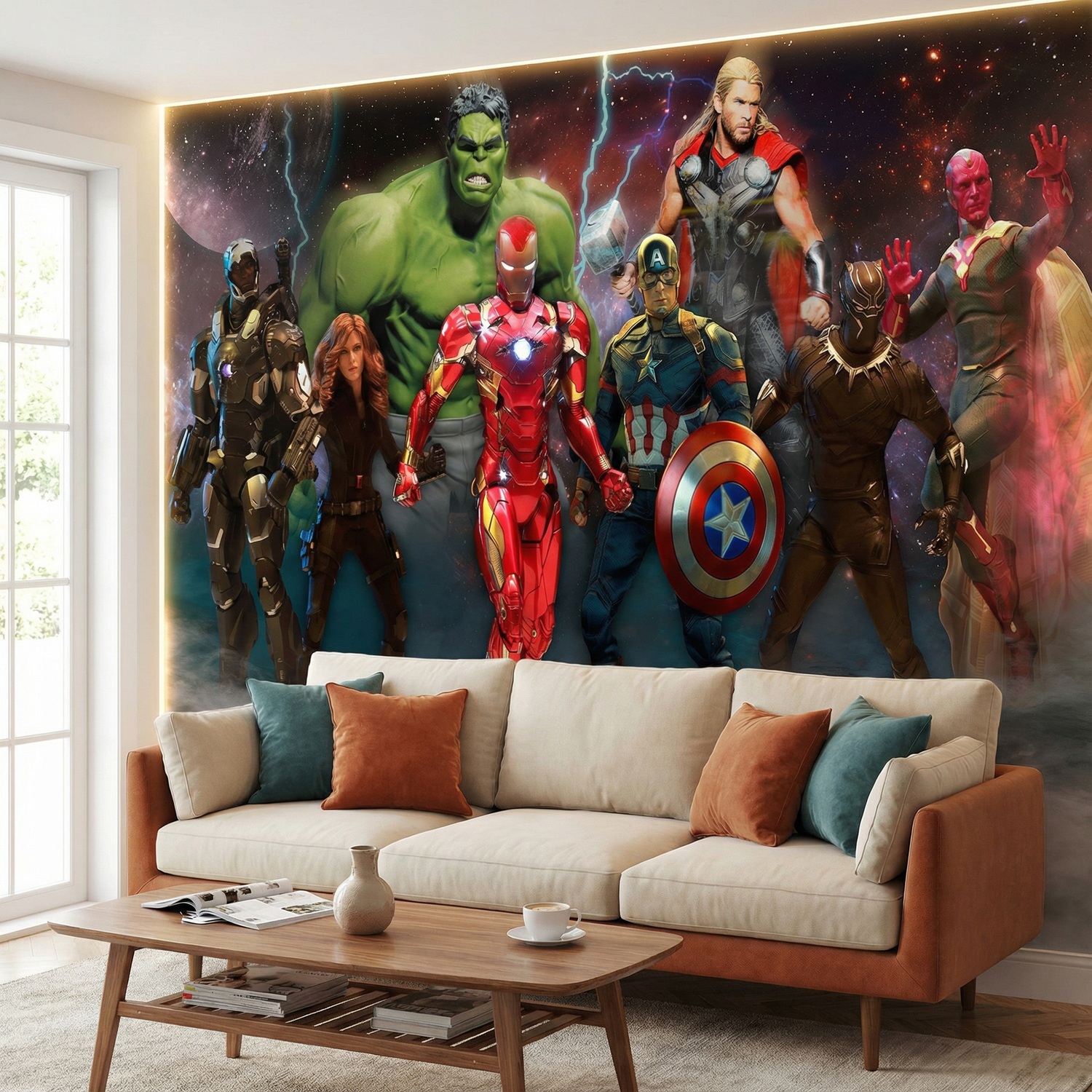 Wall Murals: Avengers Ready for Battle