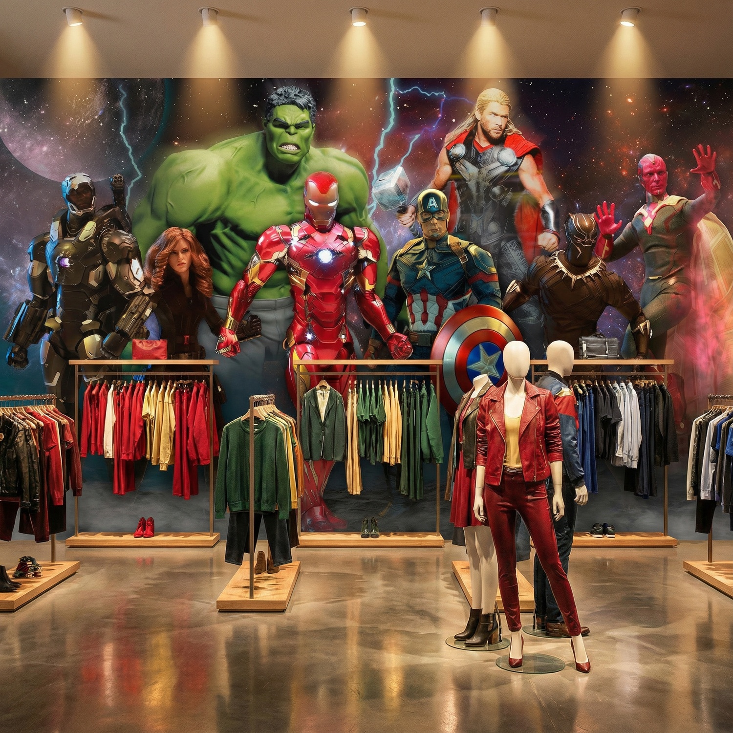Wall Murals: Avengers Ready for Battle