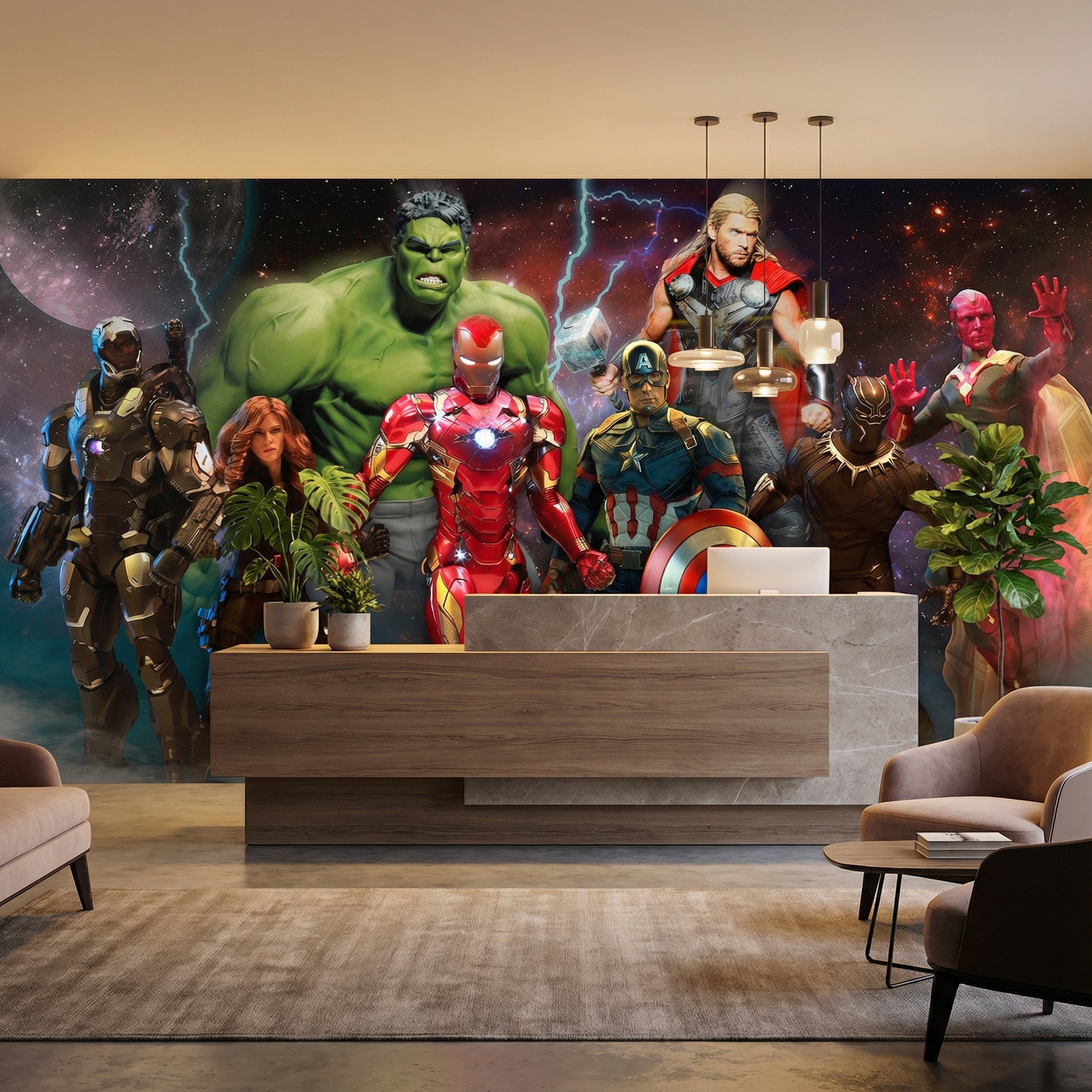 Wall Murals: Avengers Ready for Battle