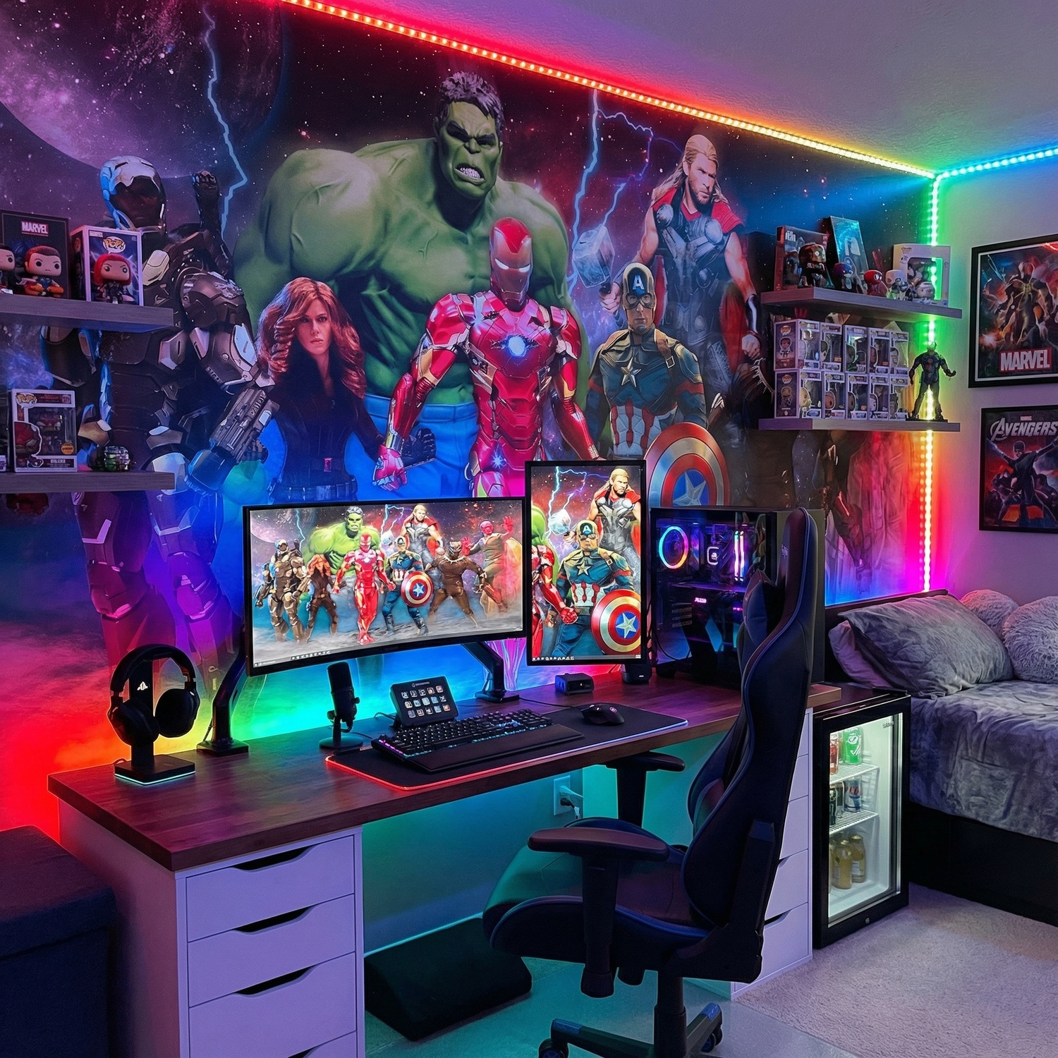 Wall Murals: Avengers Ready for Battle