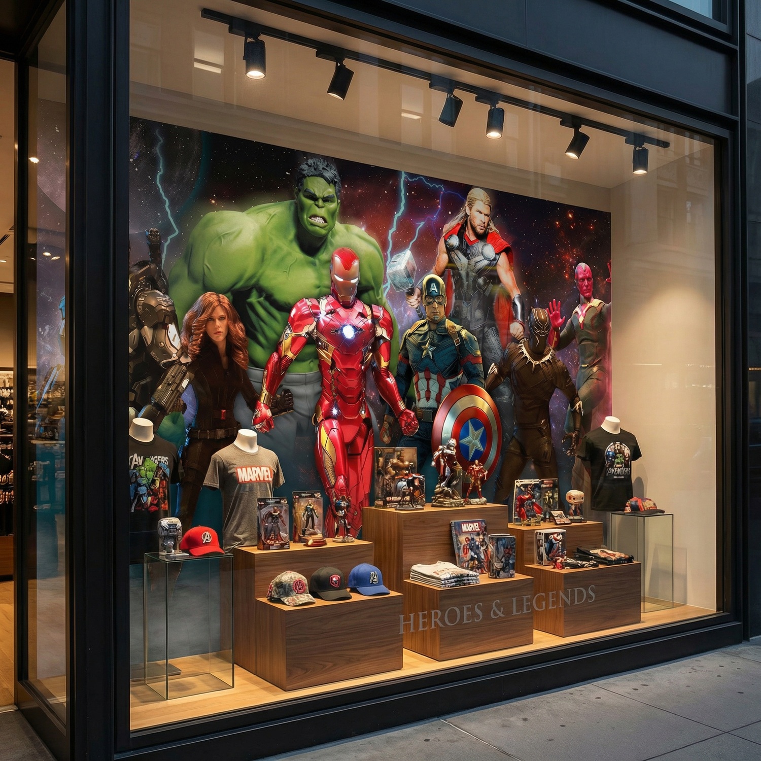 Wall Murals: Avengers Ready for Battle