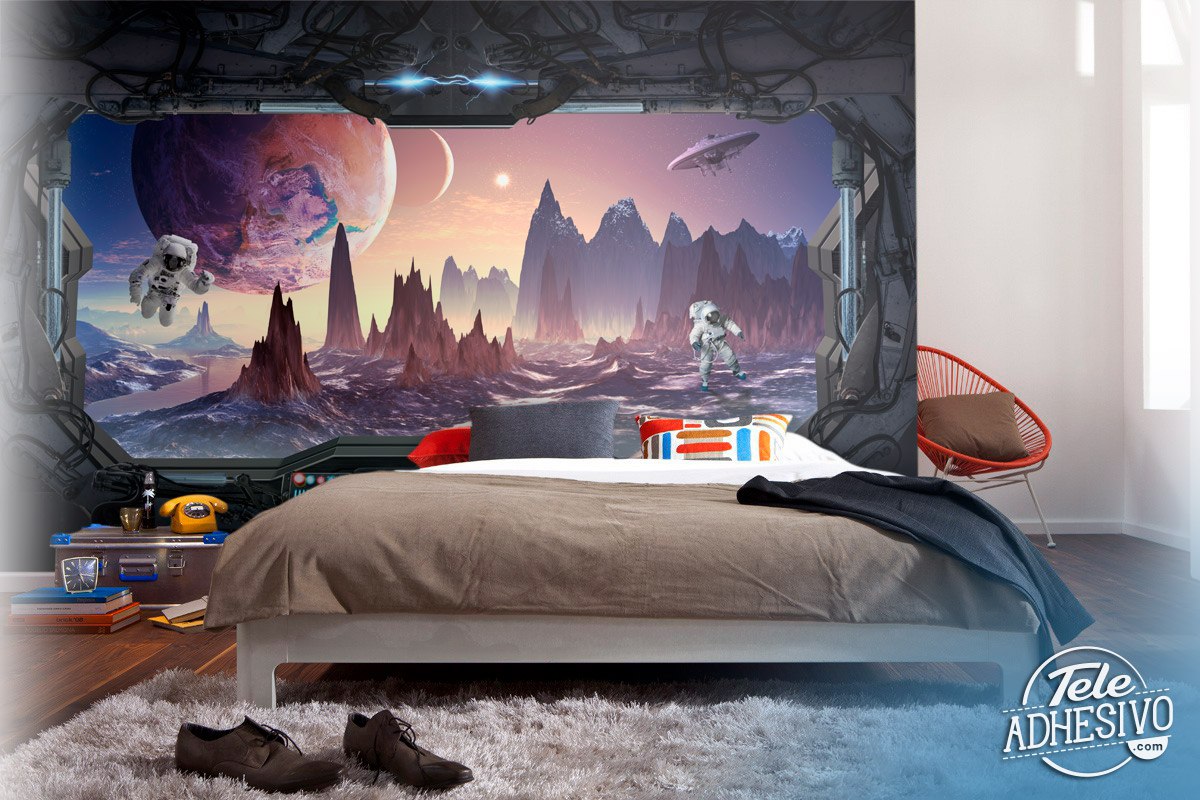 Wall Murals: Exploring a New Planet