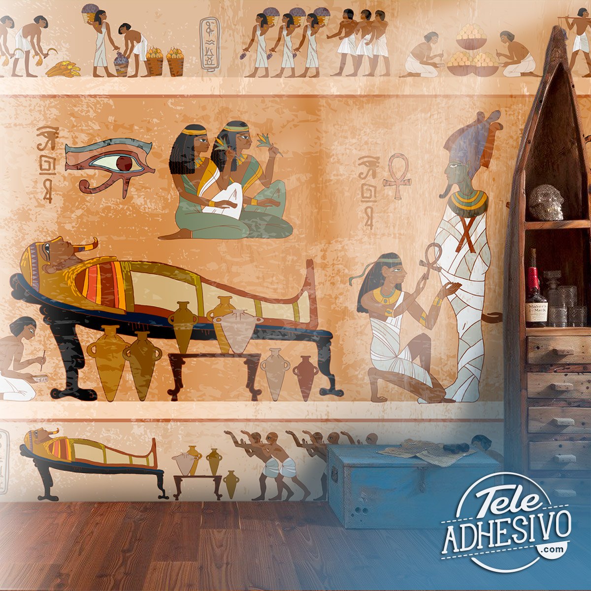 Wall Murals: Ancient Egyptian Paintings