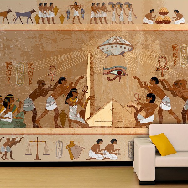 Wall Murals: Aliens in Egypt