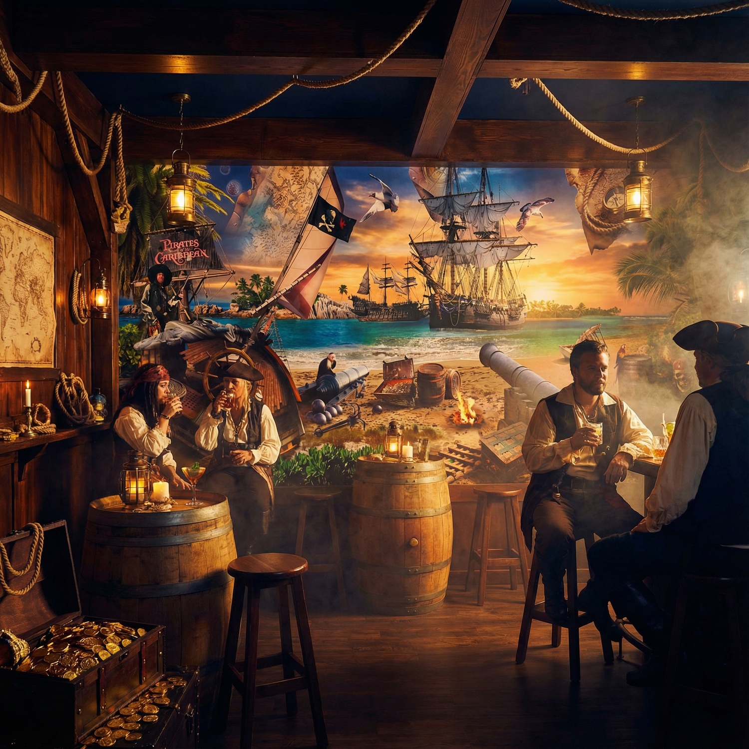 Wall Murals: Pirates of the Caribbean