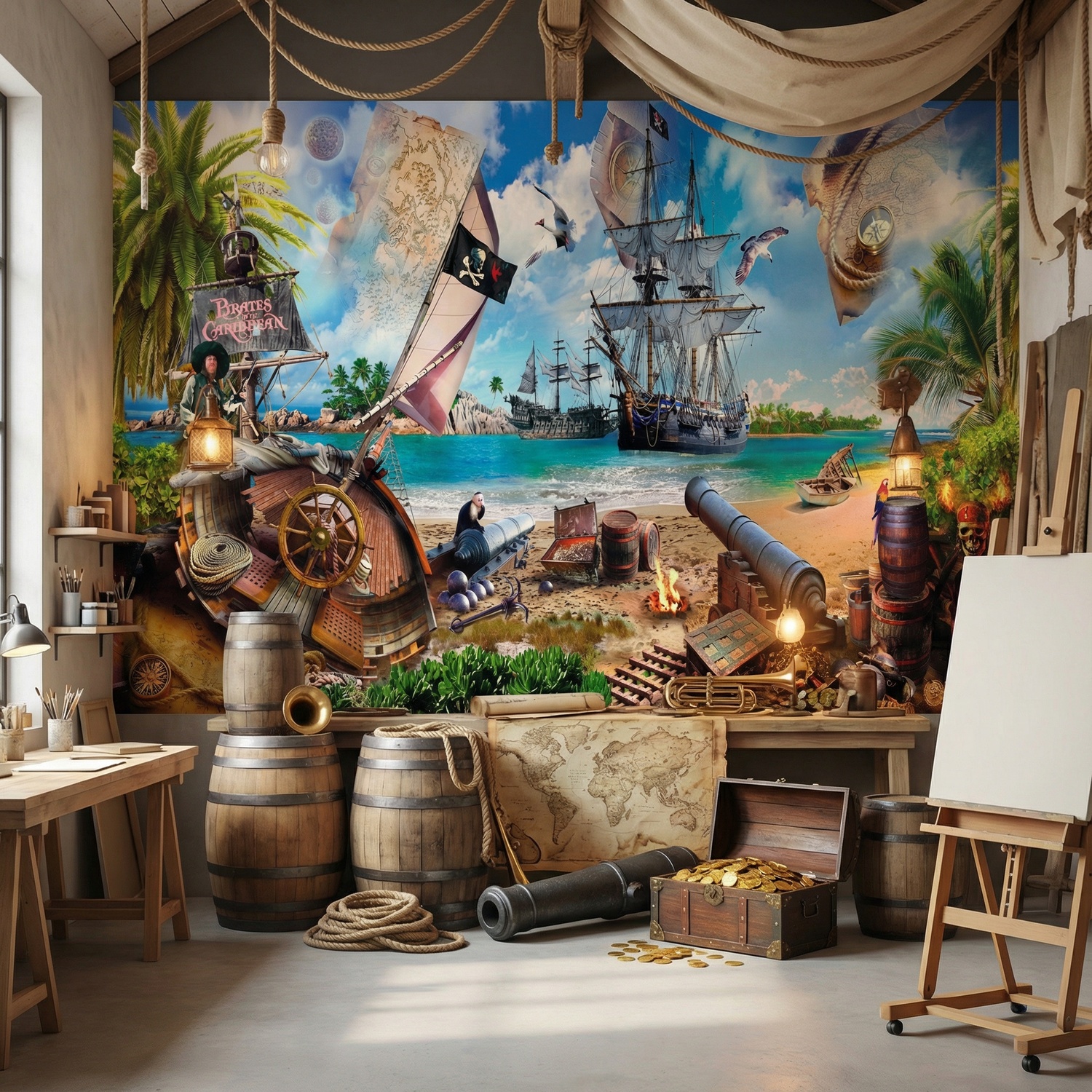 Wall Murals: Pirates of the Caribbean