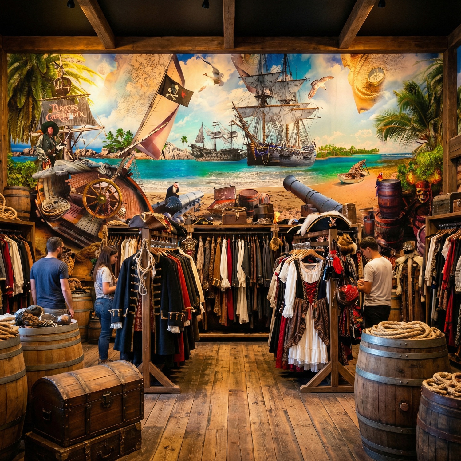 Wall Murals: Pirates of the Caribbean