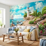 Wall Murals: Small Seaport 14