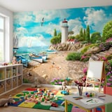 Wall Murals: Small Seaport 5