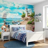Wall Murals: Small Seaport 6