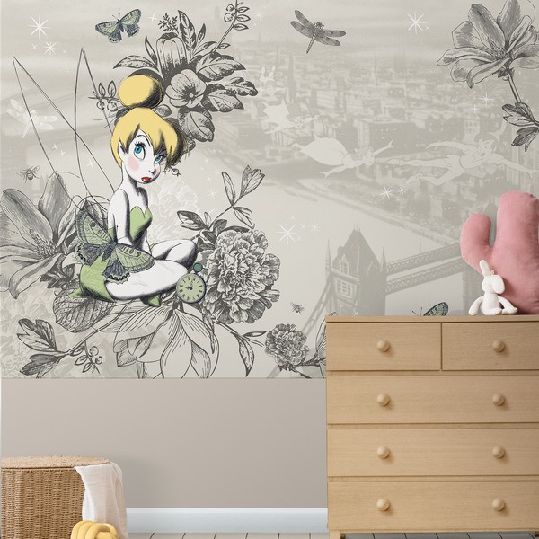 Wall Murals: Drawing of Tinker Bell