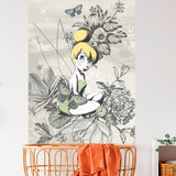 Wall Murals: Drawing of Tinker Bell 4