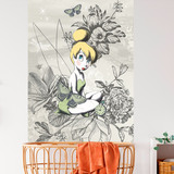 Wall Murals: Drawing of Tinkerbell 4