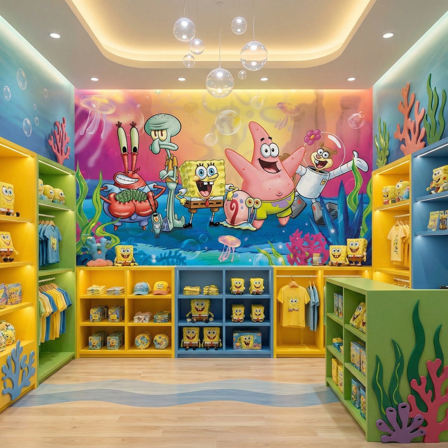 Wall Murals: SpongeBob 