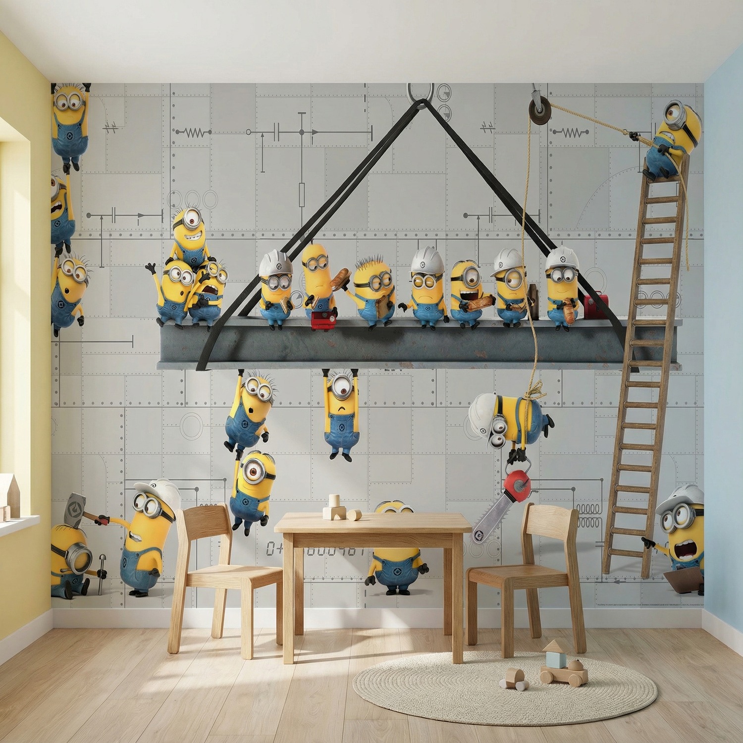 Wall Murals: Minions at Work