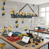 Wall Murals: Minions at Work 3