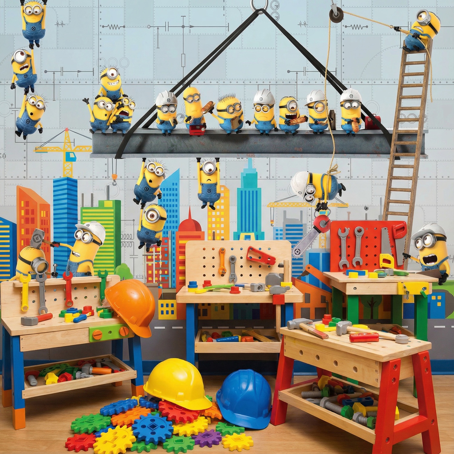 Wall Murals: Minions at Work