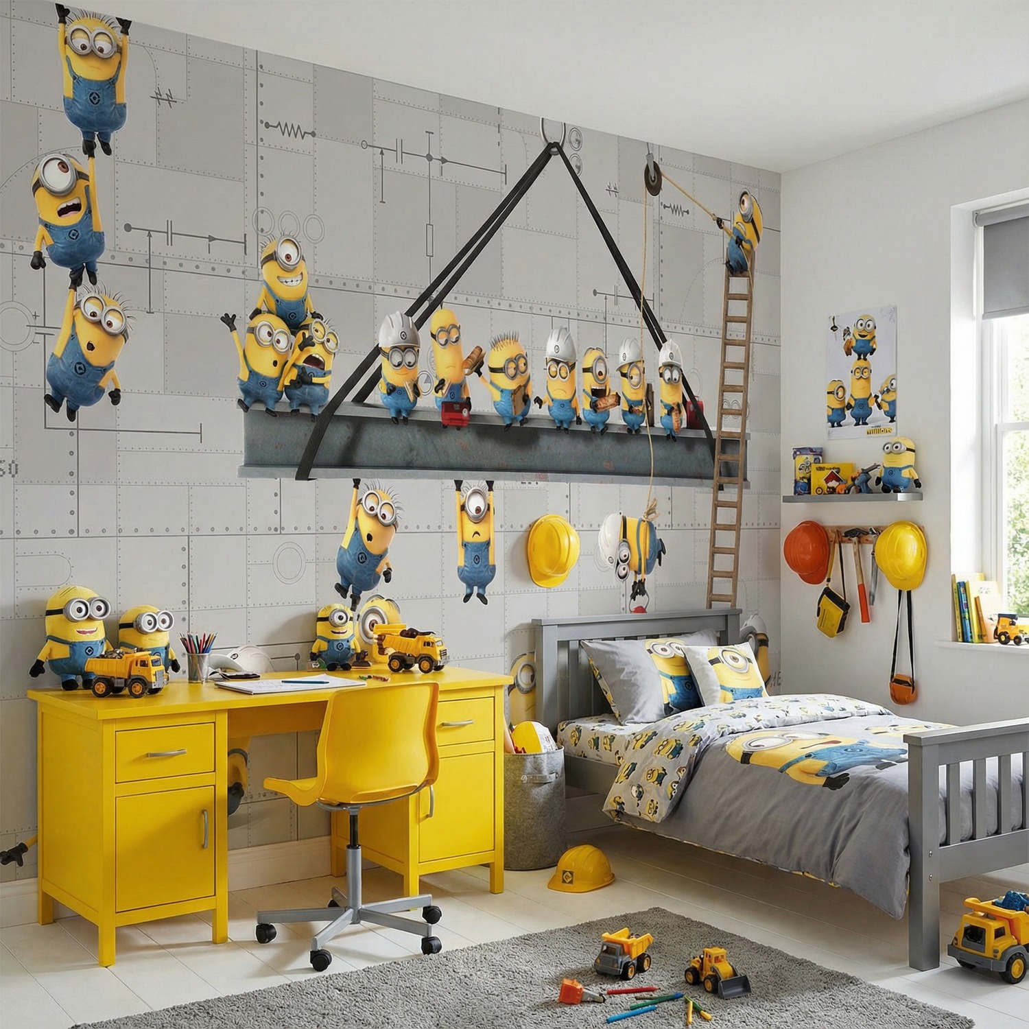 Wall Murals: Minions at Work