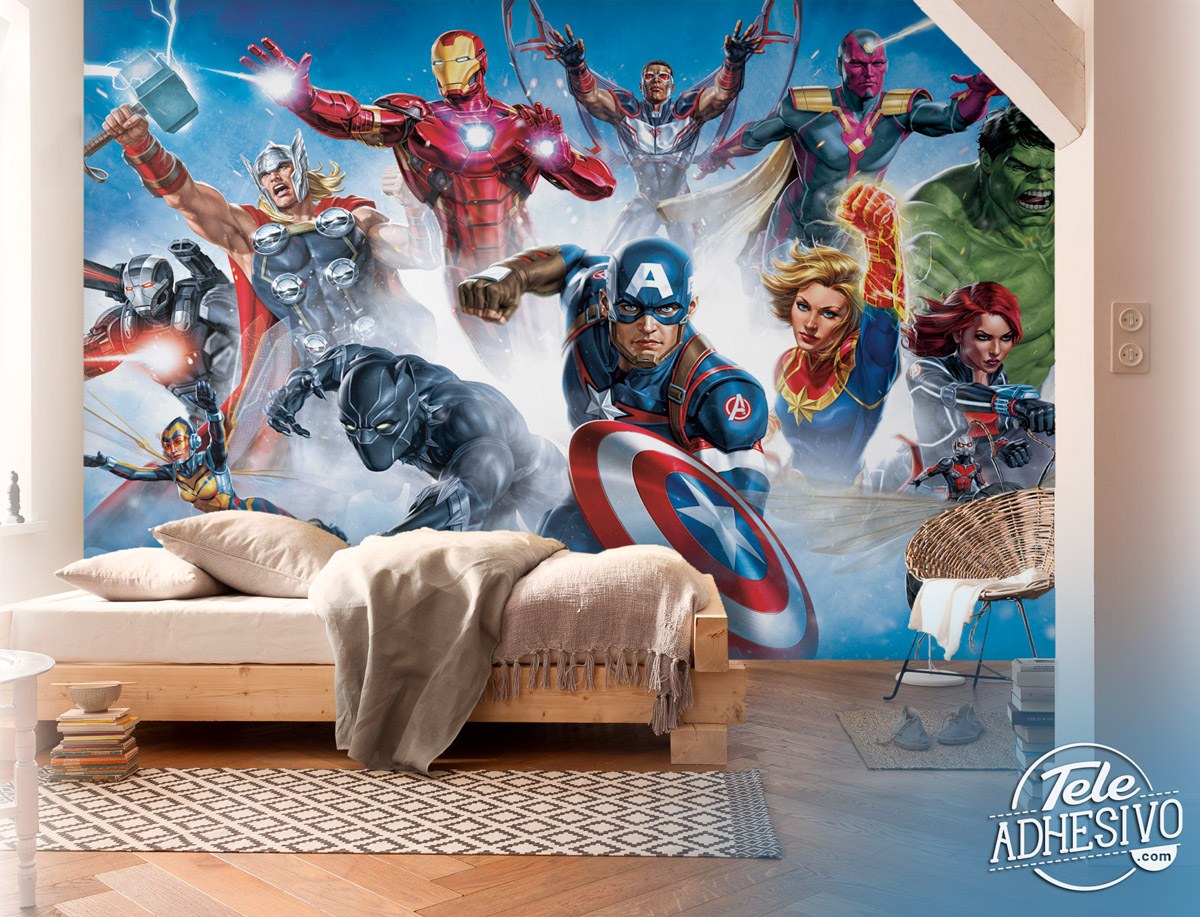 Wall Murals: Avengers on the Attack